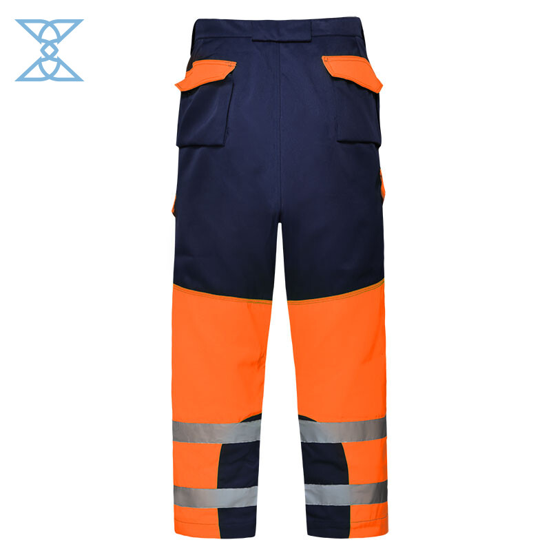 High-Visibility Reflective Safety Work Pants with Multi-Functional Pockets