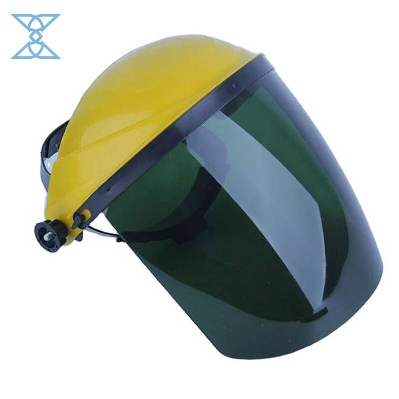 Yellow Cap Portable Visor PC Protective Face Shield