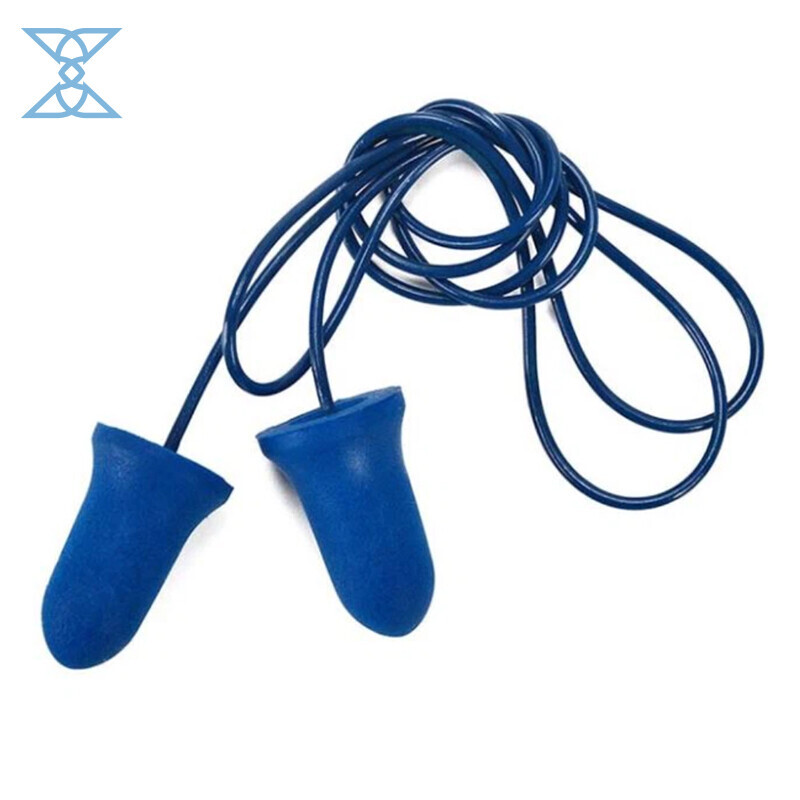 Corded Safety Foam Ear Plugs - Noise Protection & Comfort