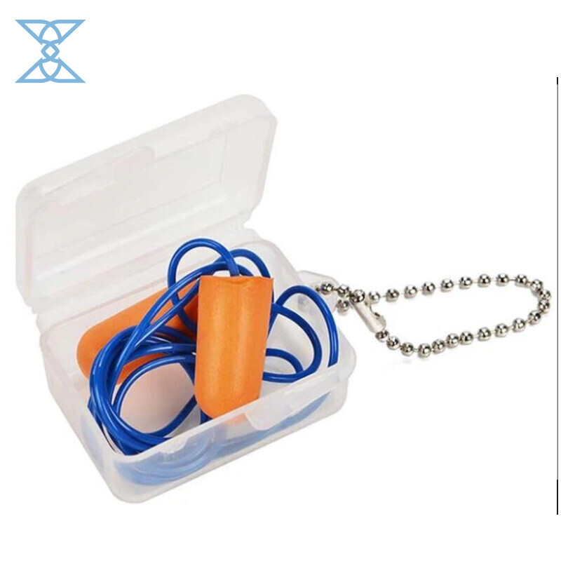 Corded Safety Foam Ear Plugs - Noise Protection & Comfort