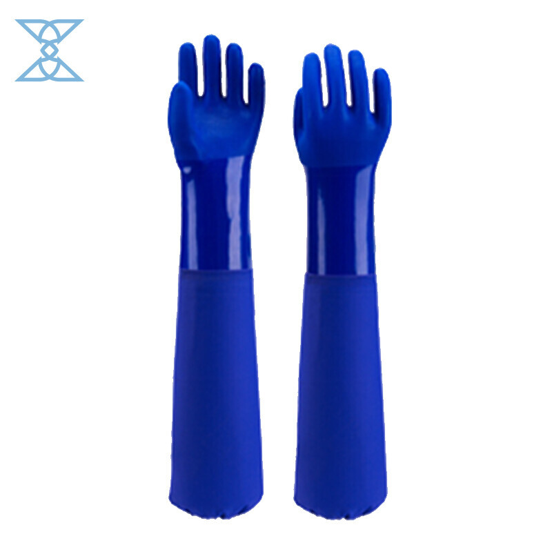Premium PVC Oil-Resistant Gloves for Industrial Safety