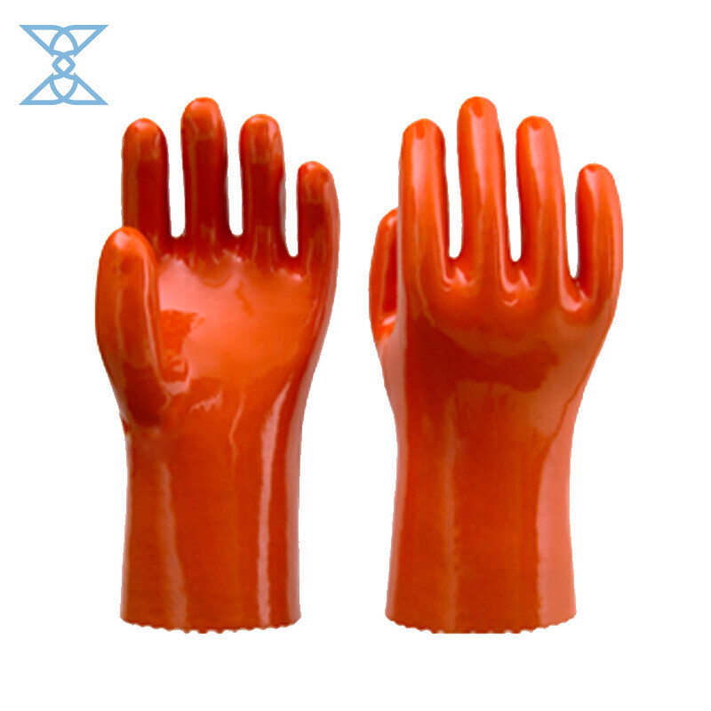 PVC Acid and Alkali Resistant Gloves - Durable Chemical Protection
