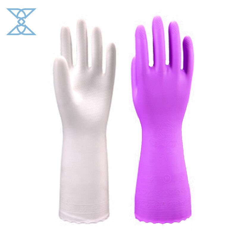 Premium PVC Household Gloves - Flocked Lining for Ultimate Comfort