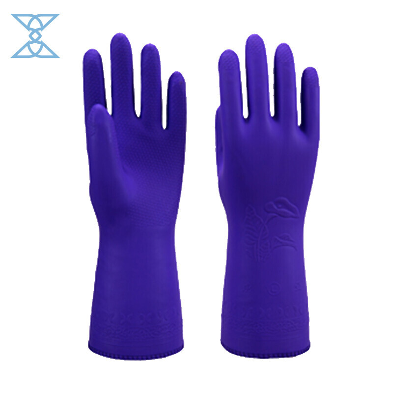 Premium PVC Household Gloves - Flocked Lining for Ultimate Comfort