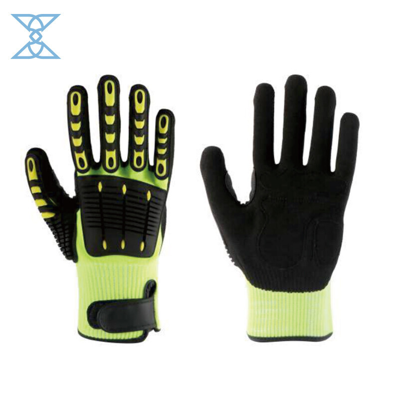 High Quality TPR Cut Resistant Gloves with Micro Foam Nitrile Coating