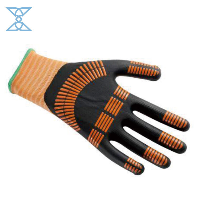 Seamless Knit Nylon Safety Work Gloves with MicroFoam Nitrile Coating