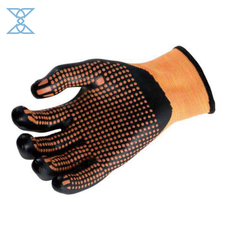 Seamless Knit Nylon Safety Work Gloves with MicroFoam Nitrile Coating