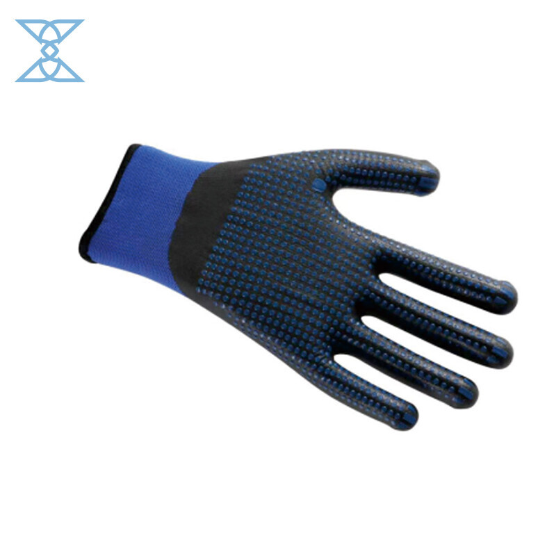 Seamless Knit Nylon Safety Work Gloves with MicroFoam Nitrile Coating