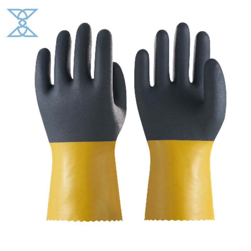 Chemical-Resistant PVC Gloves for Industrial Safety