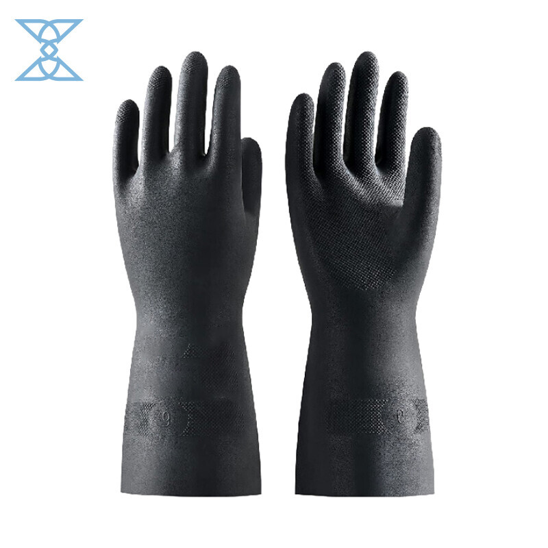 Chemical-Resistant Latex Gloves - Durable Protection for Harsh Environments