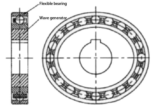 harmonic reducer drawing
