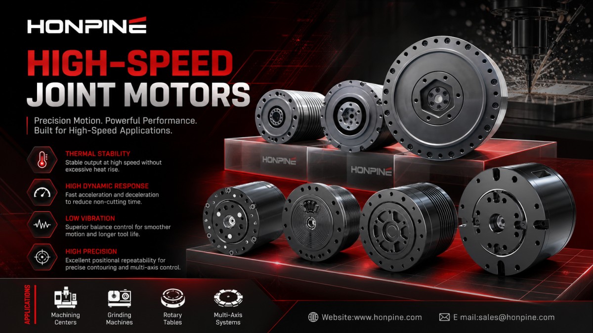 Choosing the right joint motor for high-speed applications is critical to achieving precision, stability, and long-term efficiency in machine tool equipment. high speed joint motor