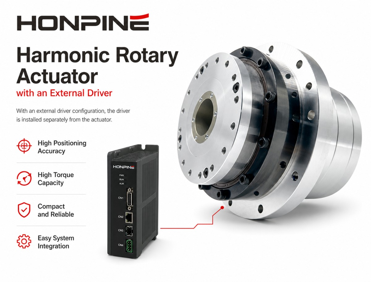 Harmonic Rotary Actuator: Built-In Driver vs. External Driver — Which Is Right for Your Application? harmonic rotary actuator with external driver