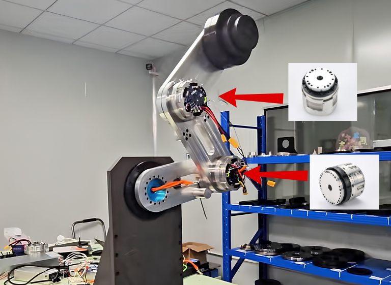 HONPINE HAG Harmonic Joint Actuator Real Load Test for Heavy Duty Robot Arm