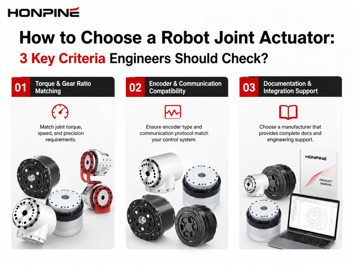 how engineers choose robot joint actuator How to Choose a Robot Joint Actuator: 3 Key Criteria Engineers Should Check?