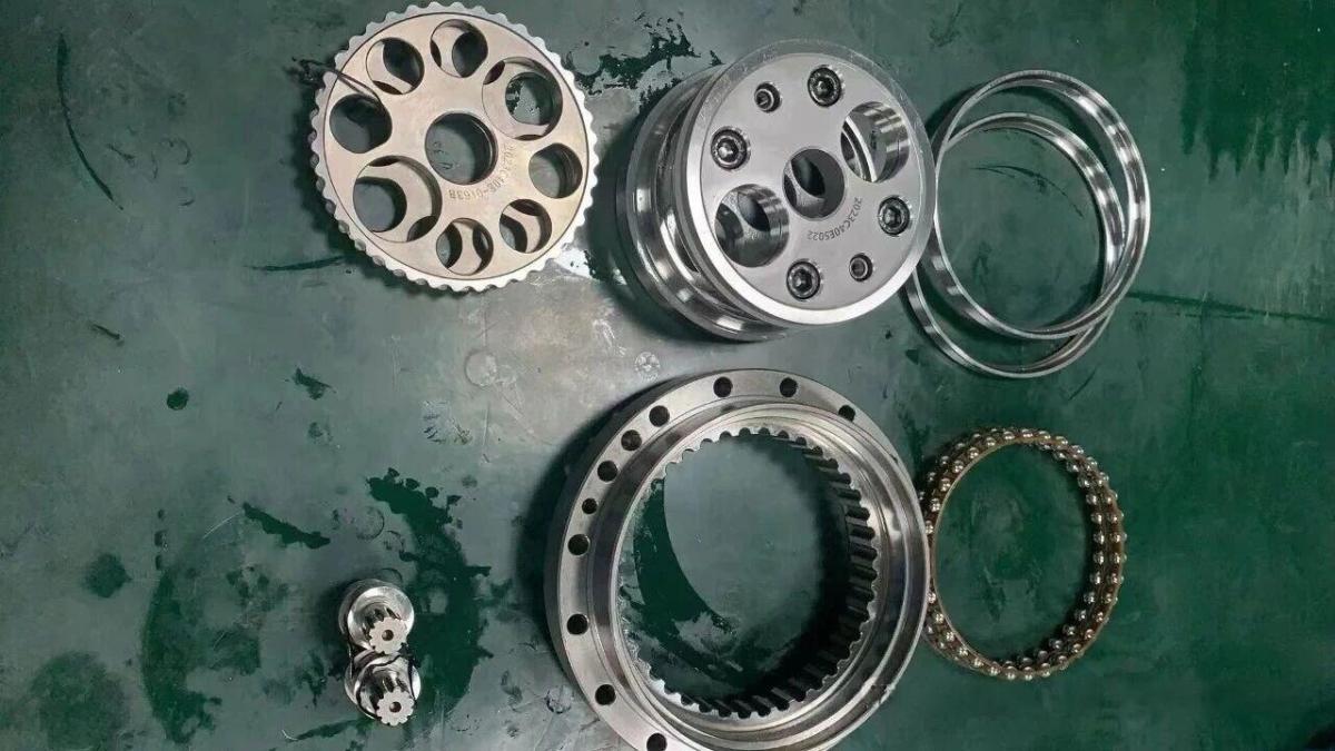 Pin housing and pins inside an RV cycloidal reducer Why Does an RV Reducer Need Profile Modification? How to Further Reduce Backlash and Transmission Error?