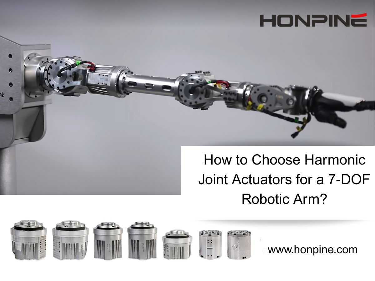 Comment choisir des actionneurs articulaires harmoniques pour un bras robotisé à 7 DDL ?