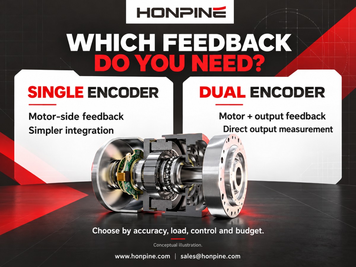 Single and dual encoder selection guide What’s the Difference Between Single and Dual Encoder Robot Joint Modules?