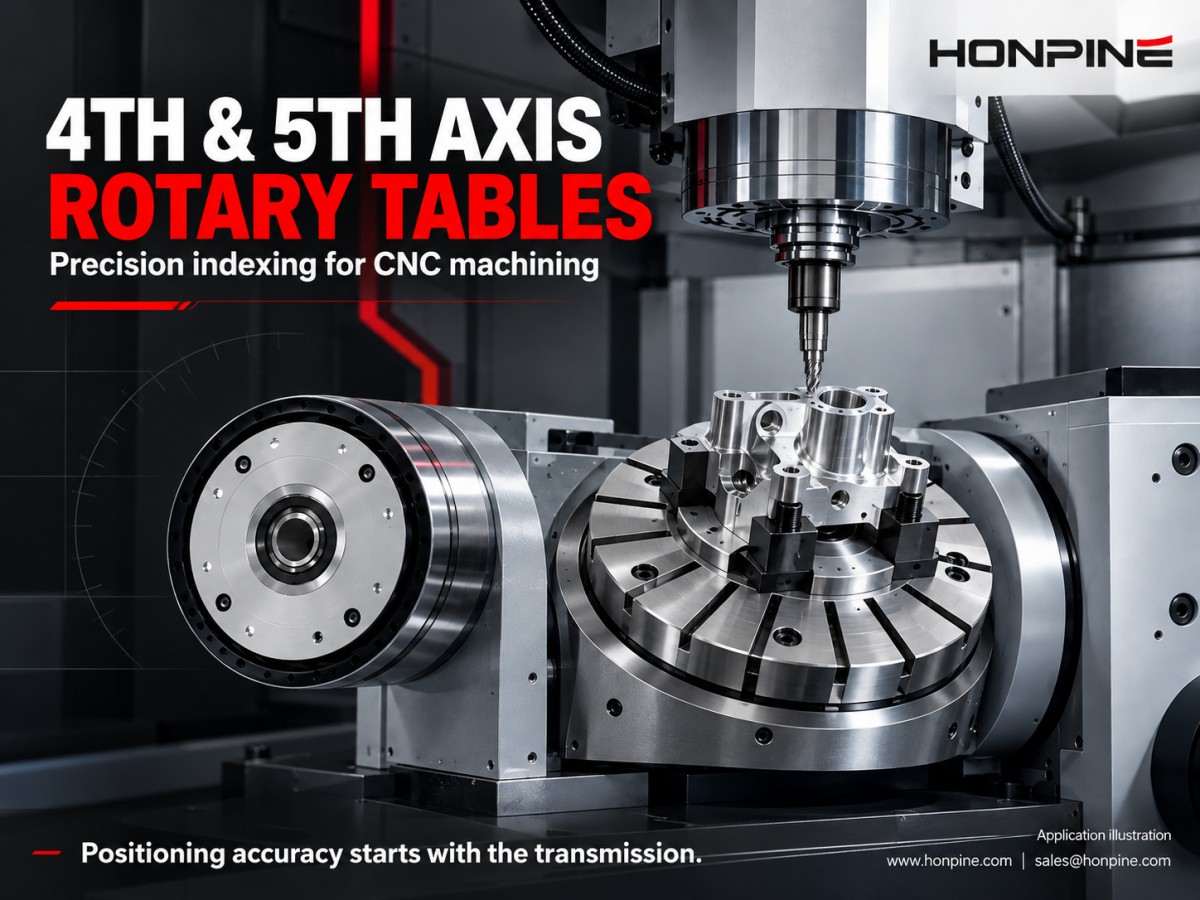 Fourth and fifth axis CNC rotary table machining Why Are Harmonic Reducers Suitable for CNC Machine Tool Rotary Tables?
