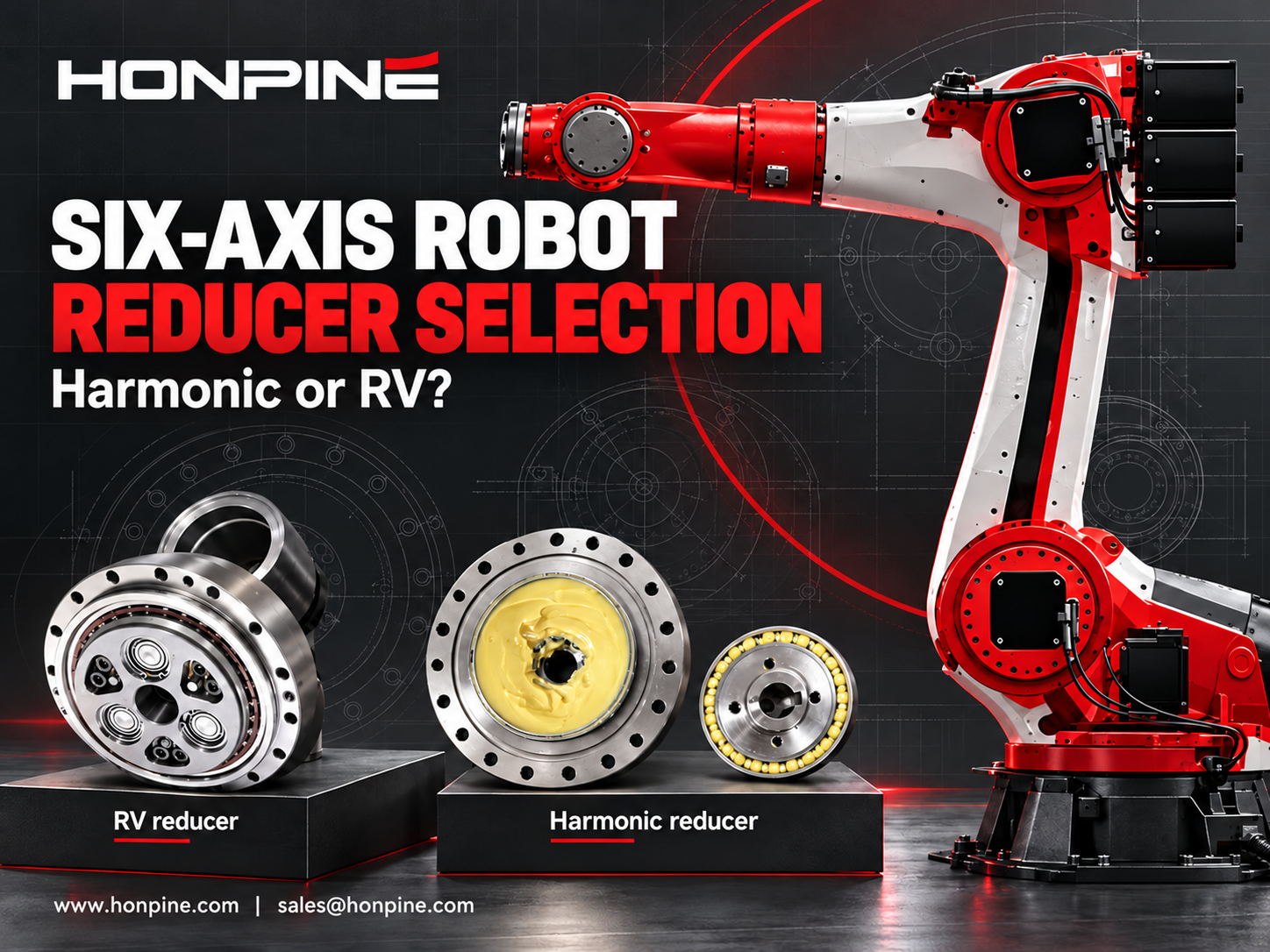 Altı Eksenli Bir Robotun Her Ekseni İçin Harmonik ve RV Redüktörler Nasıl Seçilir?
