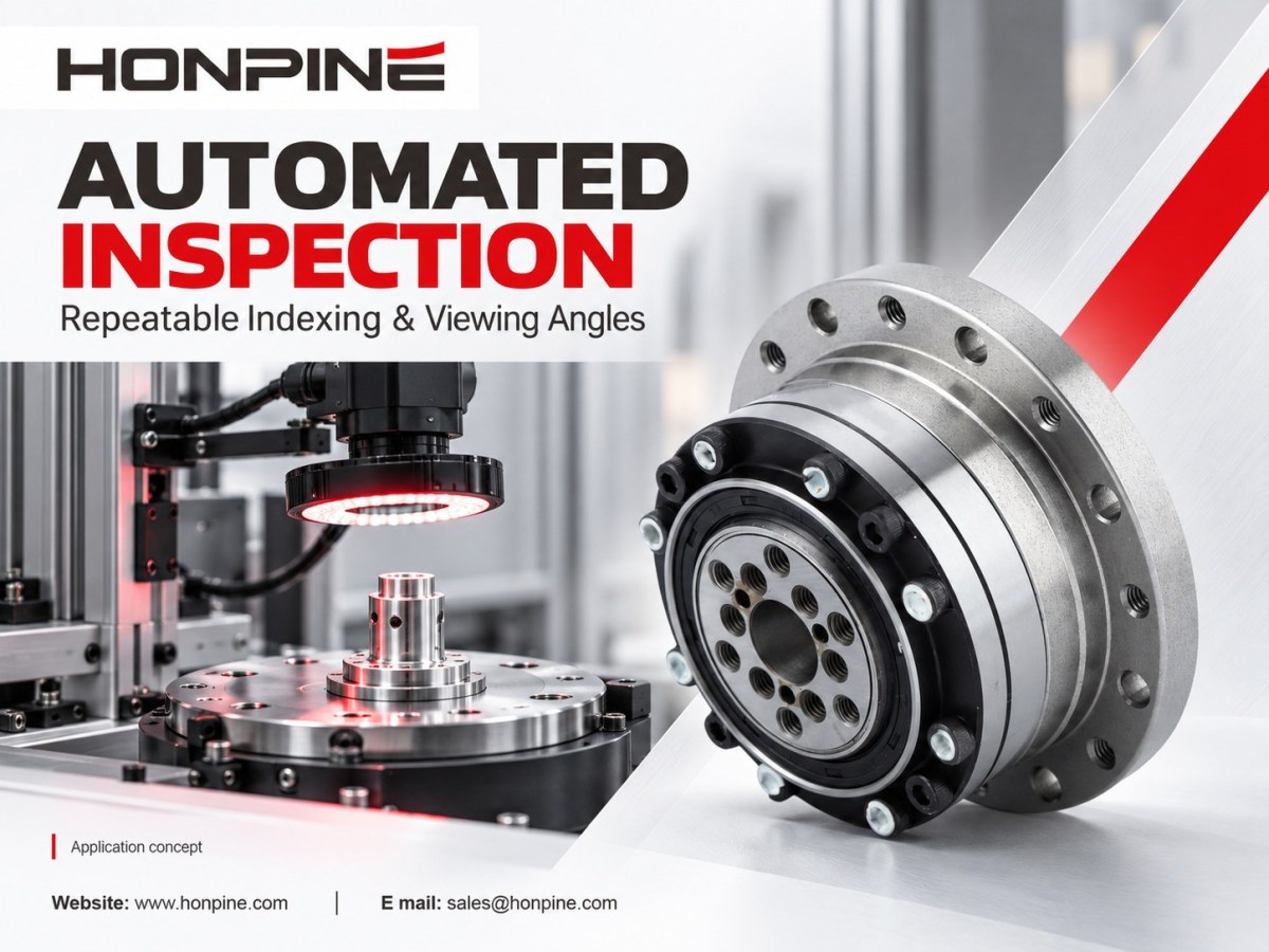 HONPINE harmonic gearhead for automated inspection Why Are Harmonic Reducers Suitable for High-Precision Automation Equipment?
