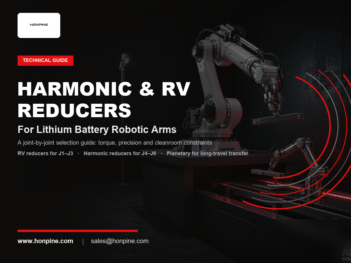 Réducteurs harmoniques ou RV pour les bras robotisés destinés aux batteries au lithium : guide de sélection articulation par articulation