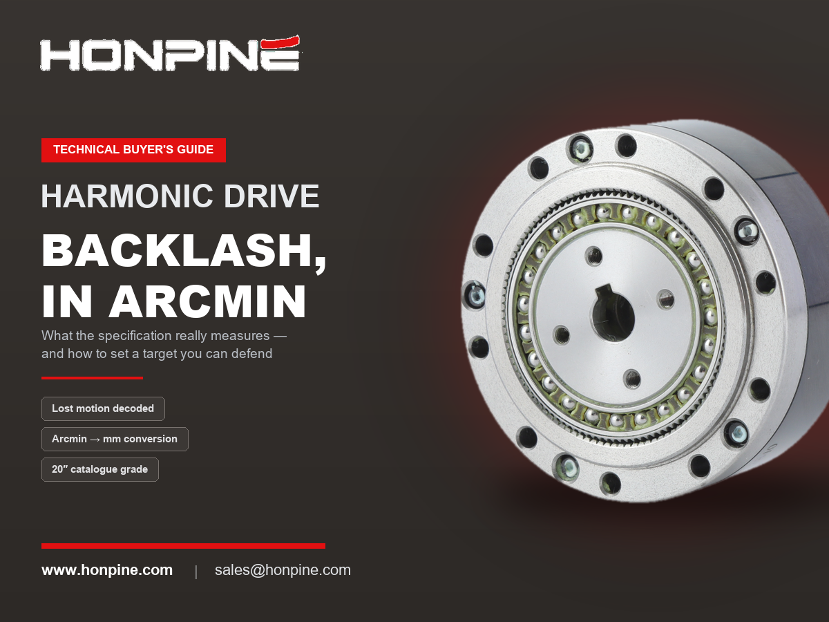 Spiel von Harmonic-Drive-Getrieben in Bogenminuten: Was die Spezifikation wirklich aussagt