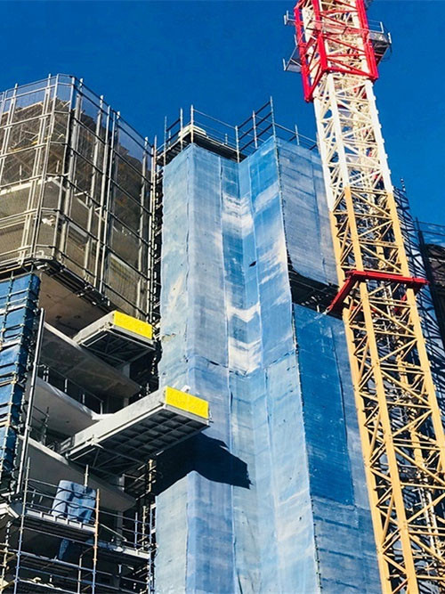 Plataforma de descarga de cubos Xingdou para la transferencia eficiente de materiales de construcción en Australia