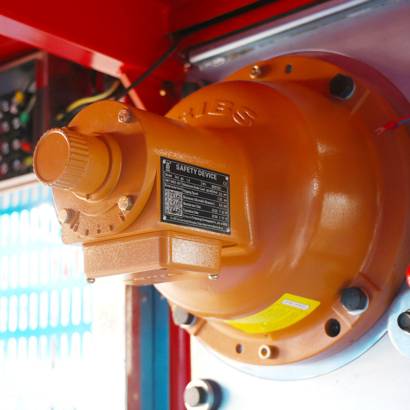 Componentes principales del polipasto de construcción