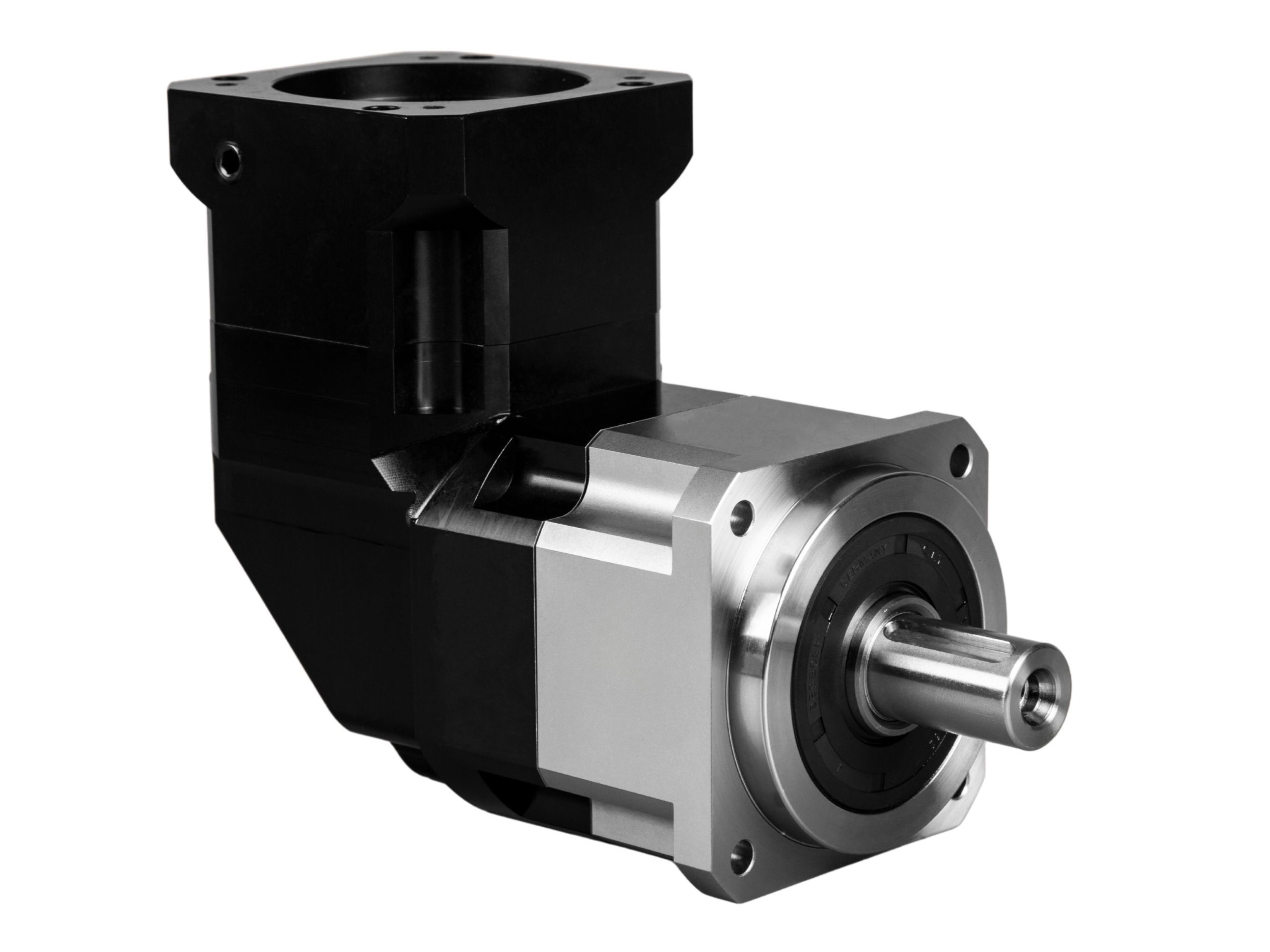 Right Angle Square Housing Output Flange Planetary Reducer Right Angle Square Housing Output Flange Planetary Reducer