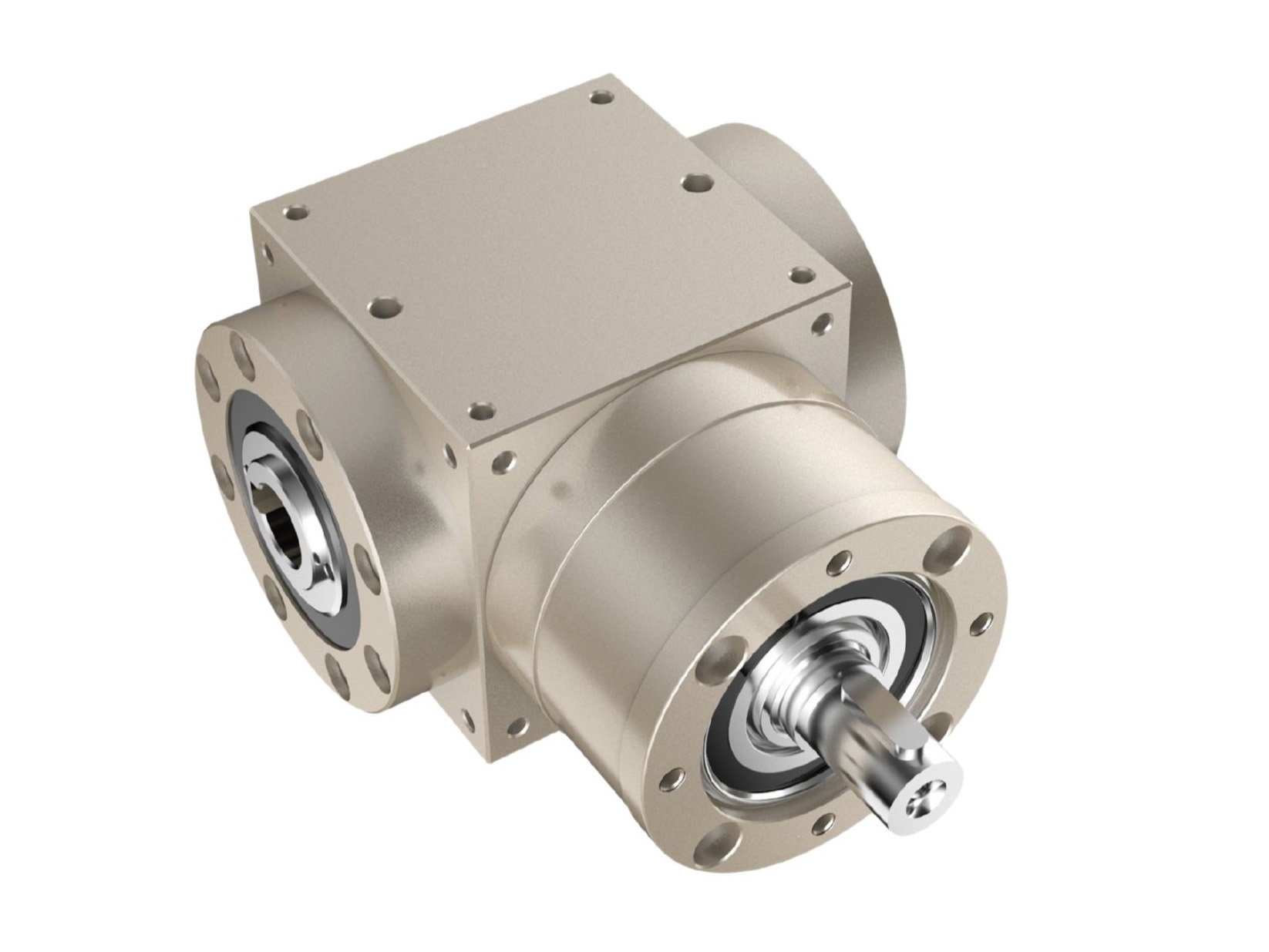 Shaft Input Right Angle 90 Degree Spiral Bevel Gearbox