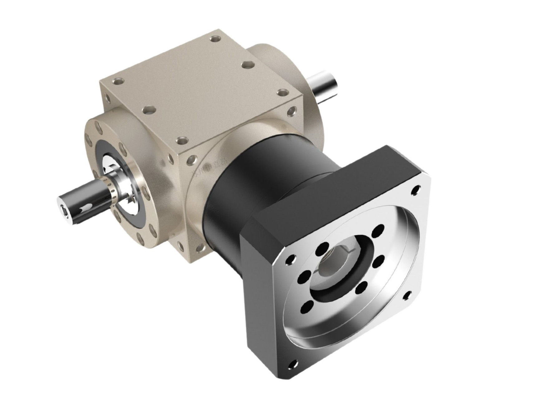 Compact Bore Input Right Angle 90-degree Spiral Bevel Gearbox 