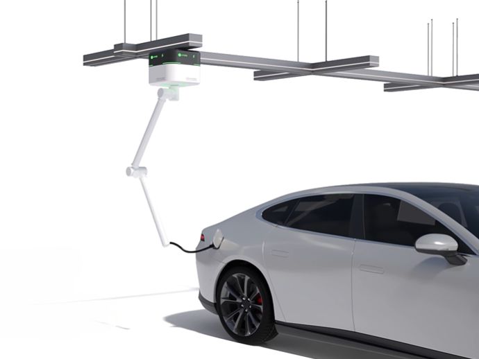 Harmonic Rotary Actuator Helps Implement the World’s First Track-Changing Aerial Mobile Smart EV DC Charging Station