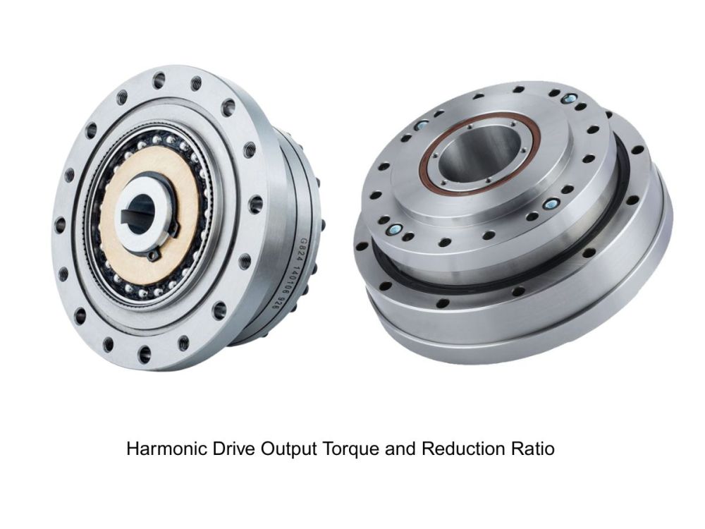 The output torque of a harmonic drive does not continue to increase indefinitely as the reduction ratio increases