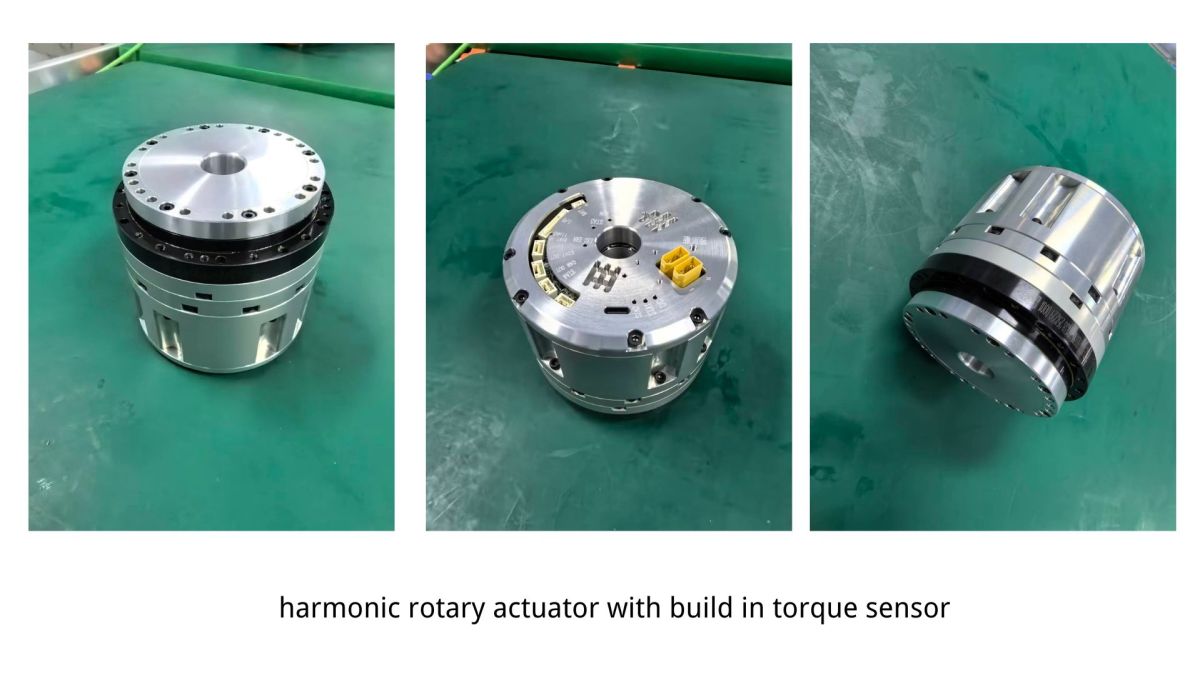 harmonic rotary actuator with build in torque sensor
