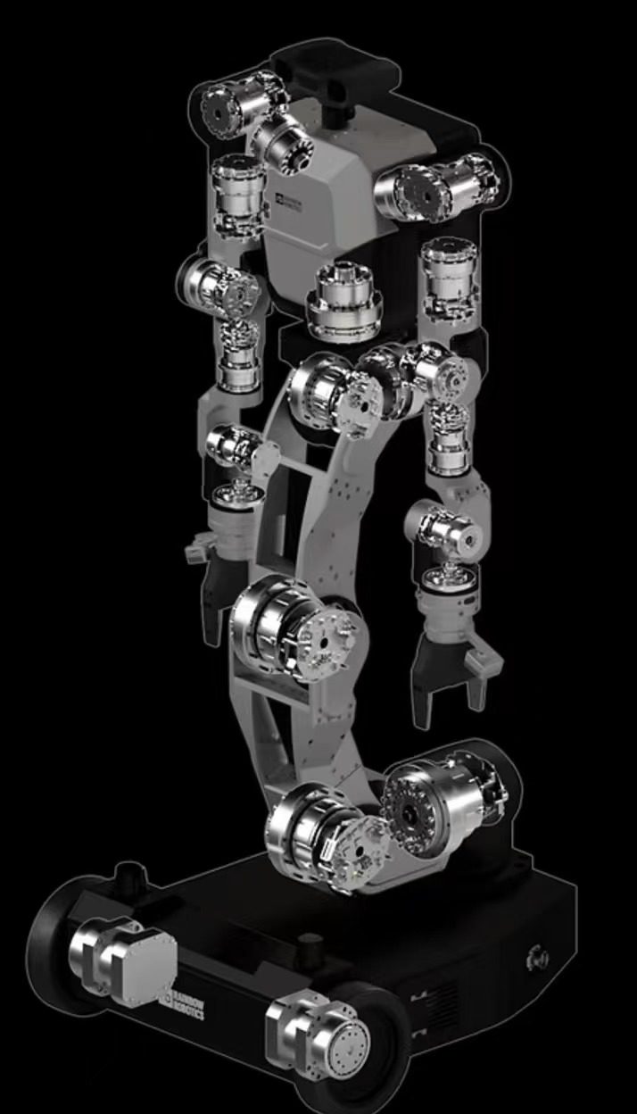 harmonic drive actuator for hybrid robot system