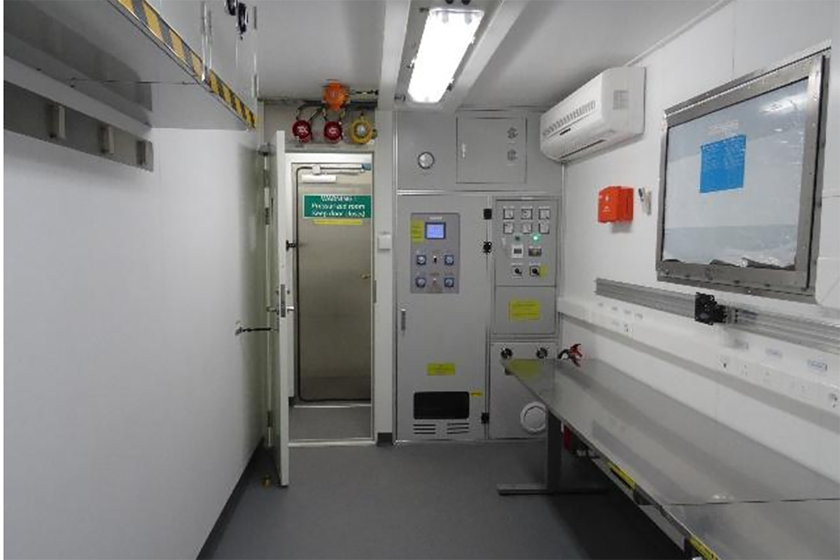 Introducción de módulos presurizados en alta mar Introducción de módulos presurizados en alta mar