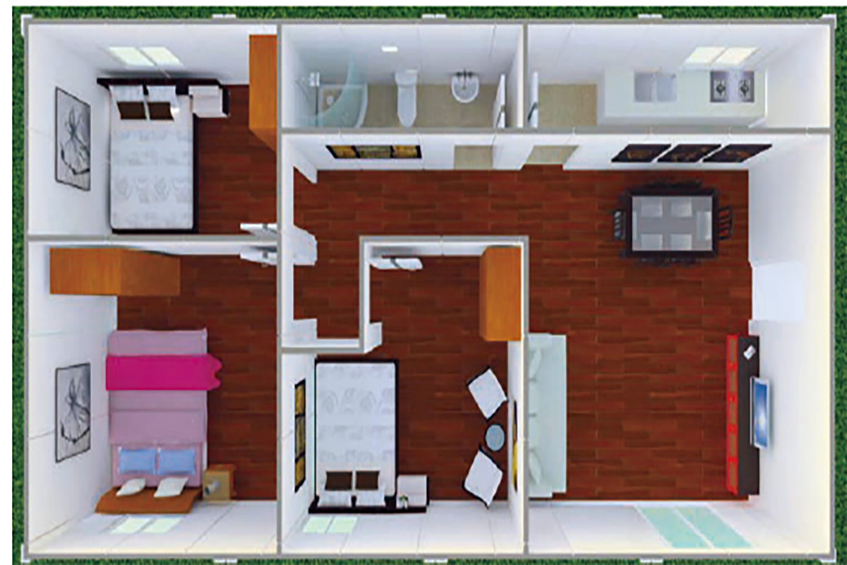 Cuartos de vida modular en alta mar