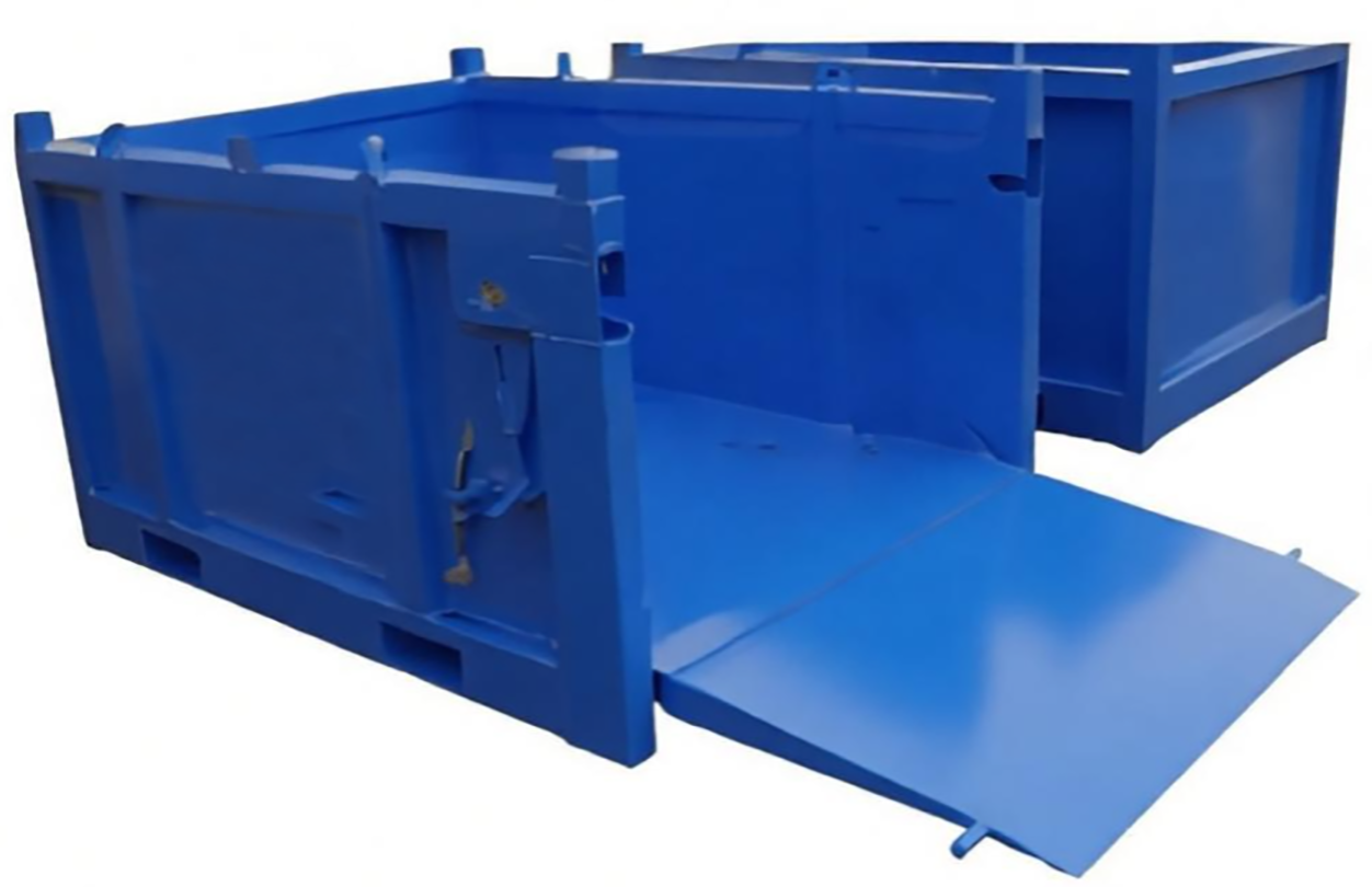 Cesta de carga offshore con puerta lateral DNV 2.7-1 de Winner Offshore: equipo práctico para el transporte de materiales offshore