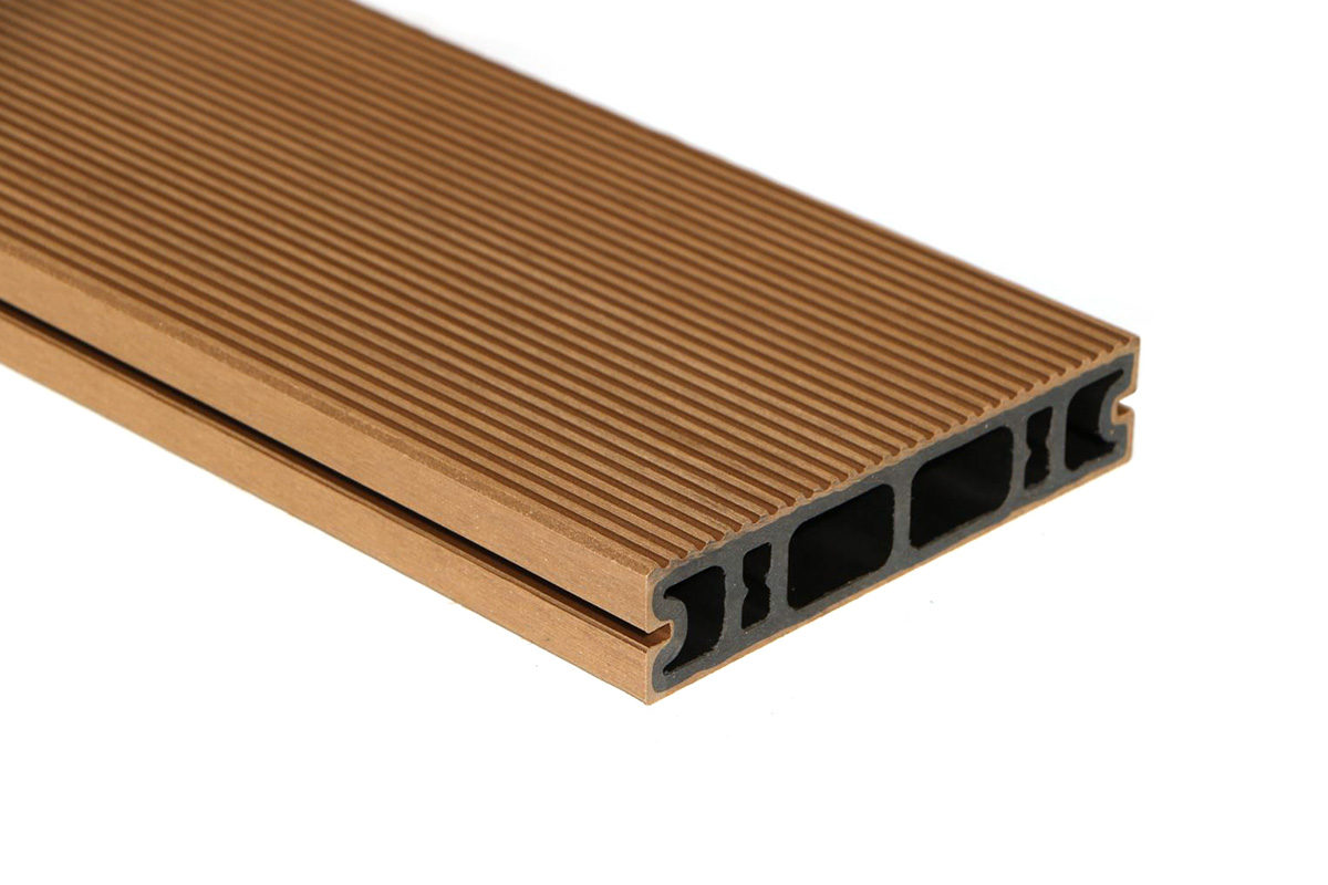 FINE SPEED Co-Extruded WPC Decking: Durable, Low-Maintenance, Waterproof, Outdoor Flooring Solution 