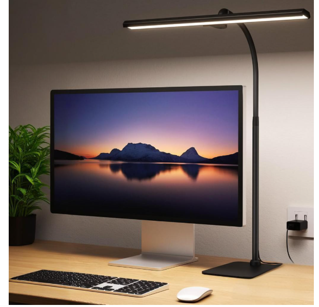 KT208D  80cm Dual Heads Desk Lamp