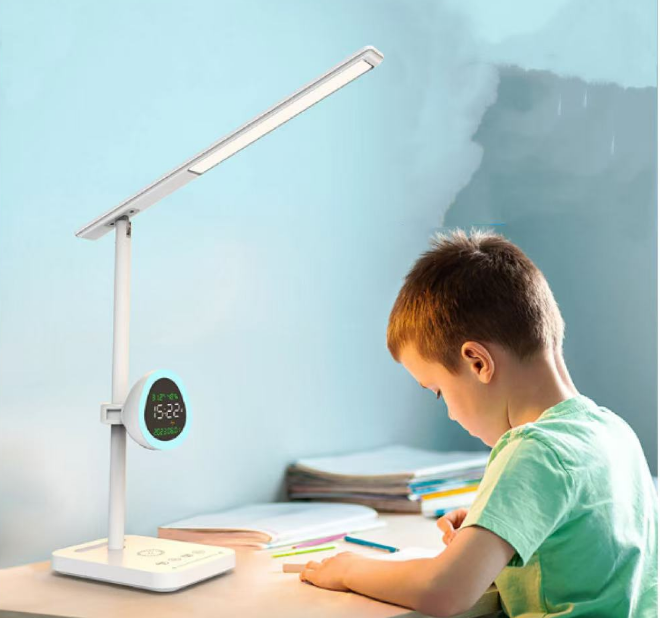 KT108T Table Lamp With Wireless Charging And LED Display