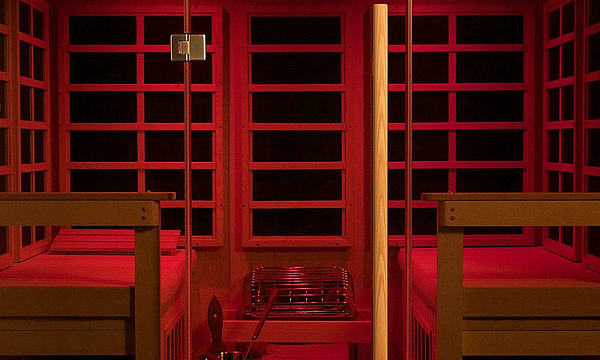 We combine infrared with a traditional sauna heaters and control them with SaunaLogic2 Control and Mobile App.