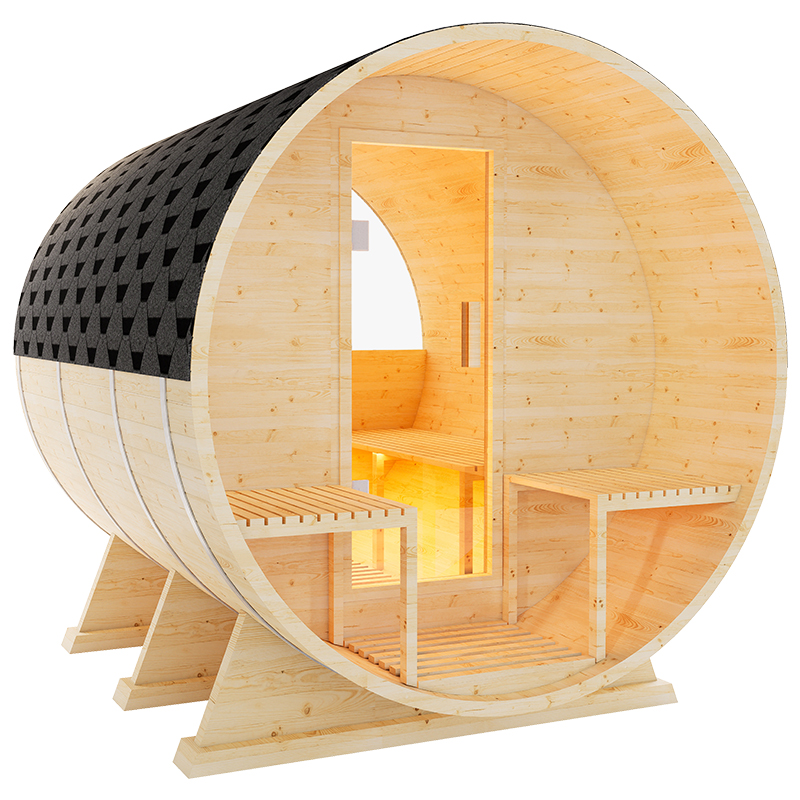 Barrel Sauna T-72-4