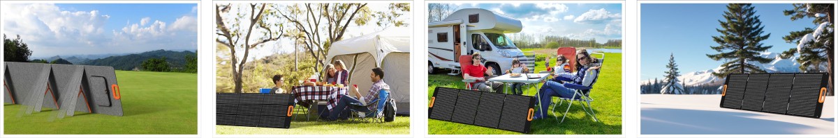 200w_portable_foldable_solar_panel_application