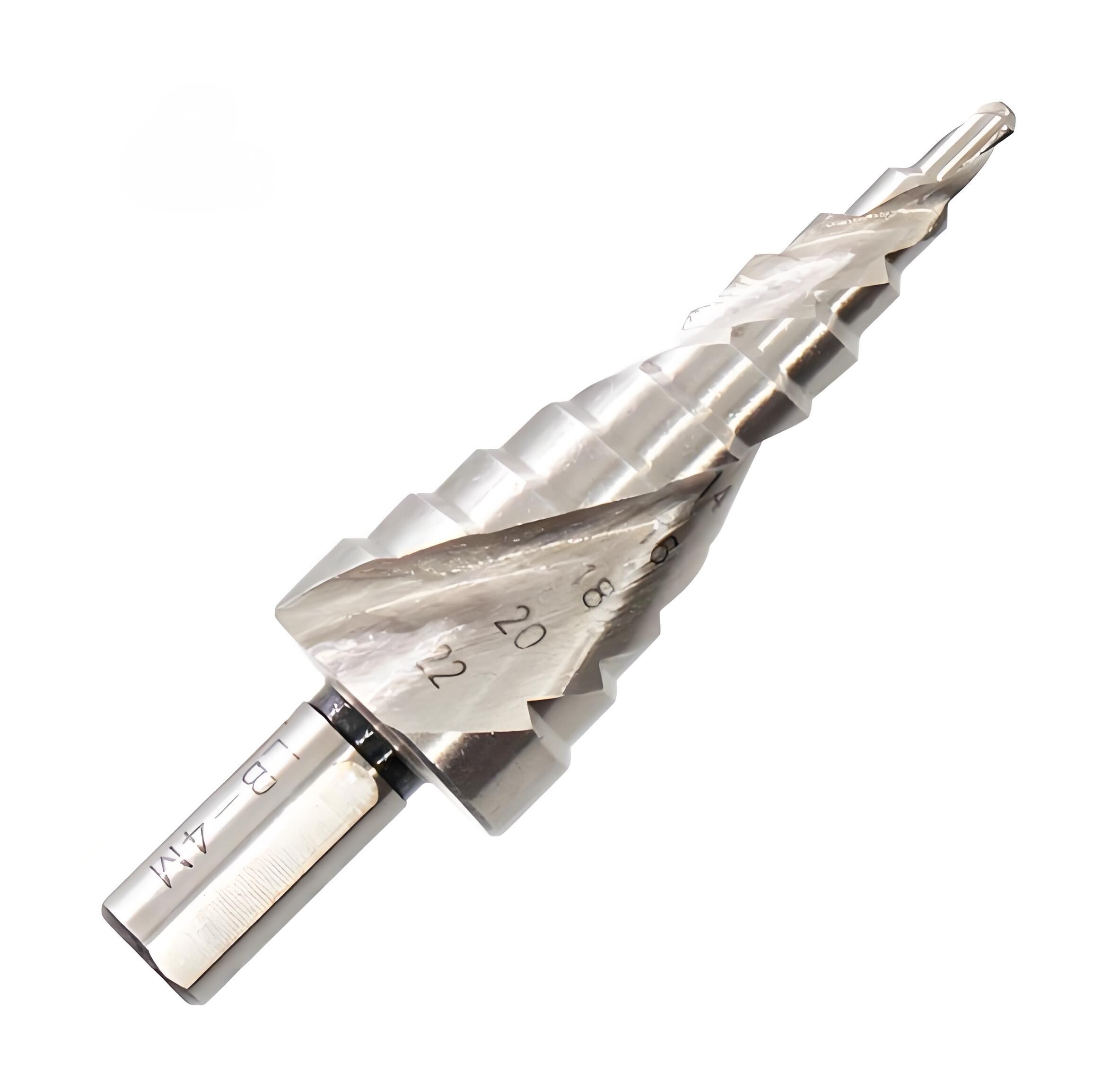 HSS Spiral Flute Step Drill Bits