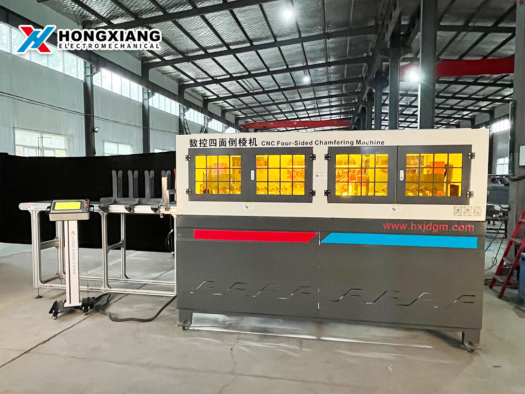 全自动四边倒角机Automatic Four-Side Chamfering Machine 拷贝