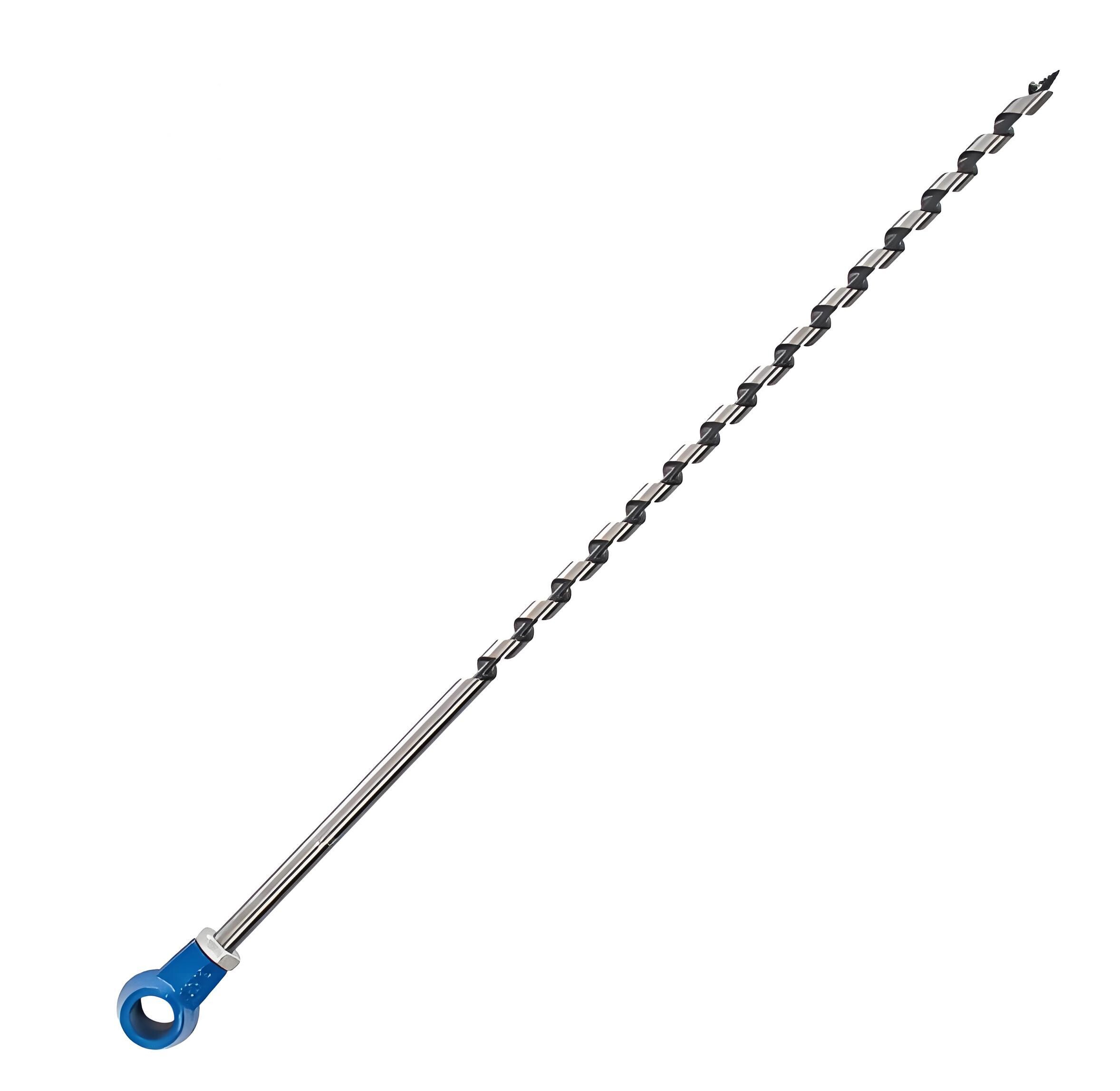 Сверло для шнека по дереву с круглым хвостовиком и штоком