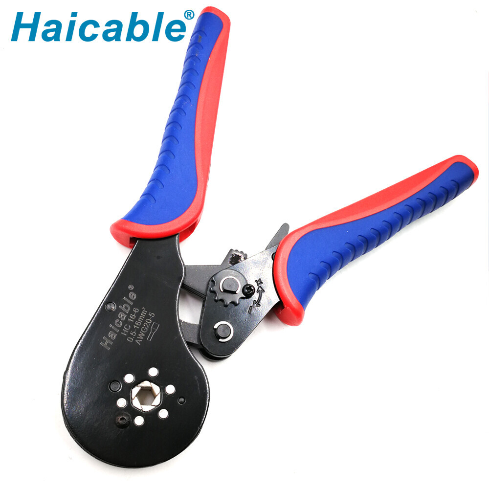 Outils de sertissage pour manchons de câble et embouts de fil HC16-6