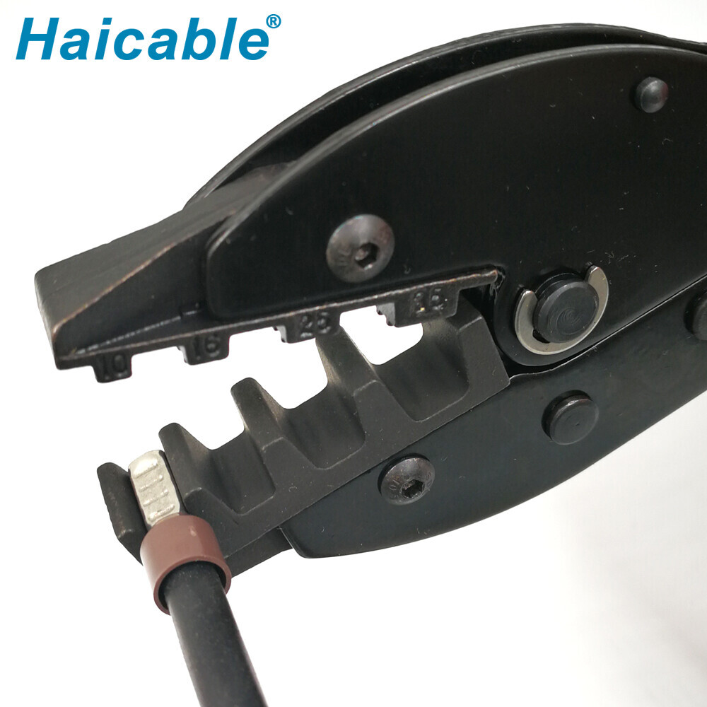 Outils de sertissage pour manchons de câble et embouts de fil LY-35WF